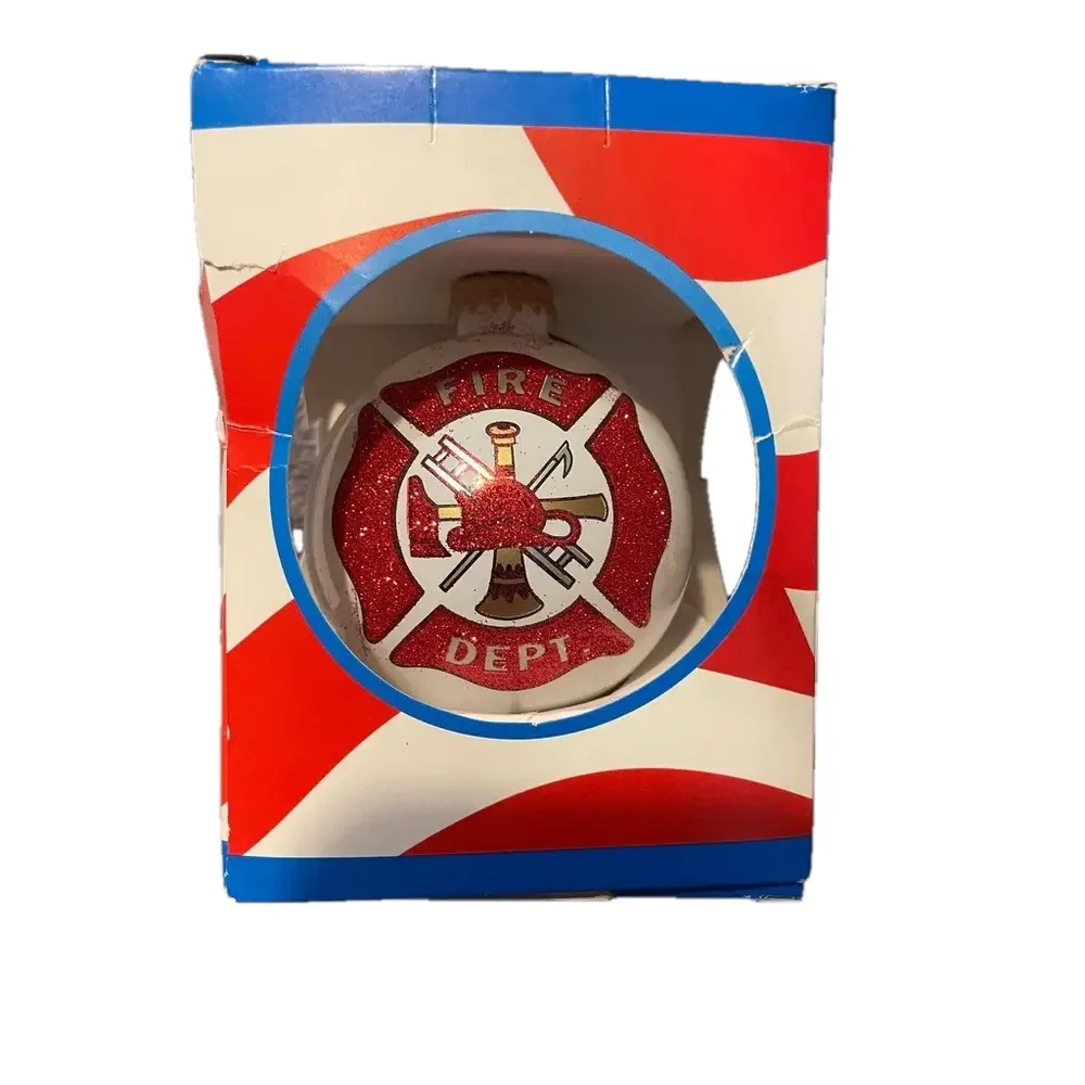 New in Box | Fire Fighter Ornament | Christmas Decoration